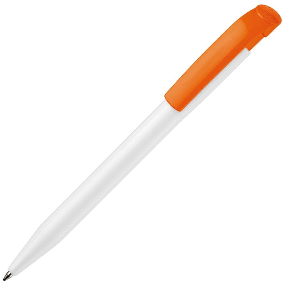 Balpen S45 hardcolour - Wit / Oranje
