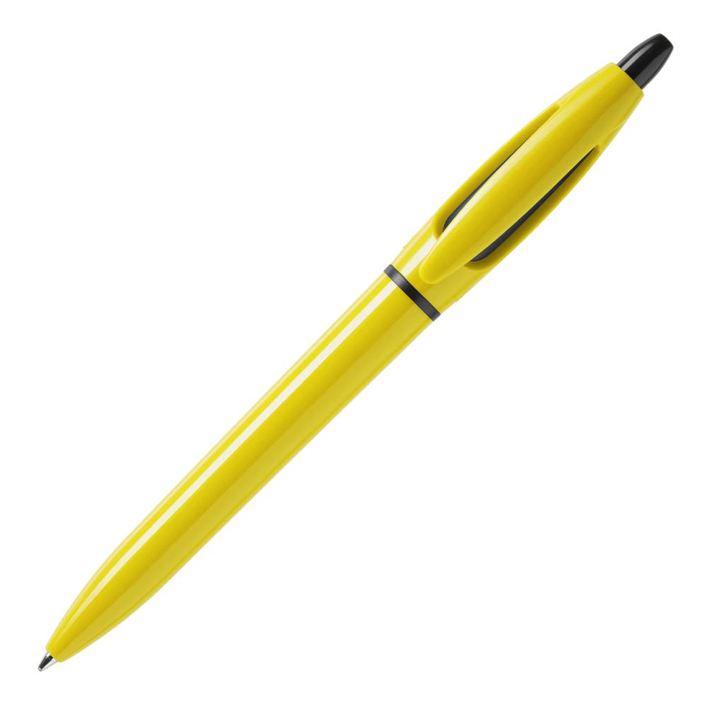 Balpen S! Extra hardcolour - Geel / Zwart