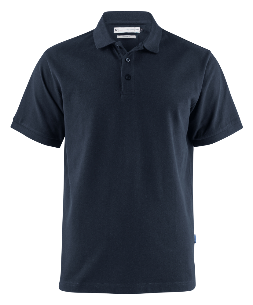 Neptune Polo Pique Regular Fit Heren Marine XXL