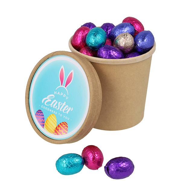 Papieren beker met Paaseitjes