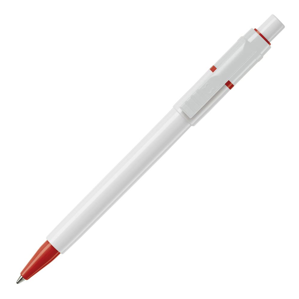 Balpen Baron hardcolour - Wit / Rood