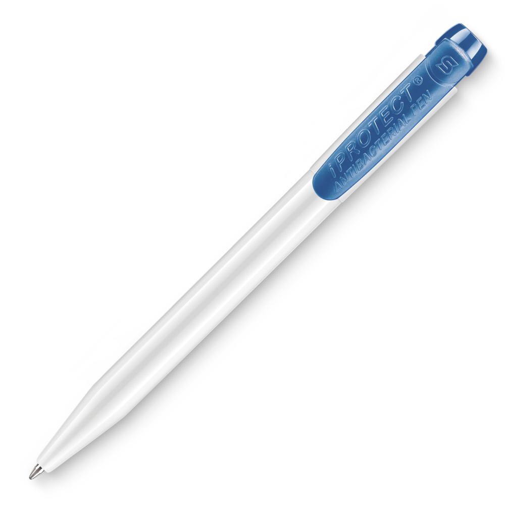 Balpen IProtect hardcolour - Wit / Blauw
